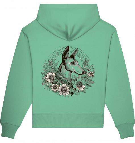 Ultralässiges Unisex-Hoodie-Sweatshirt mit Podenco Motiv