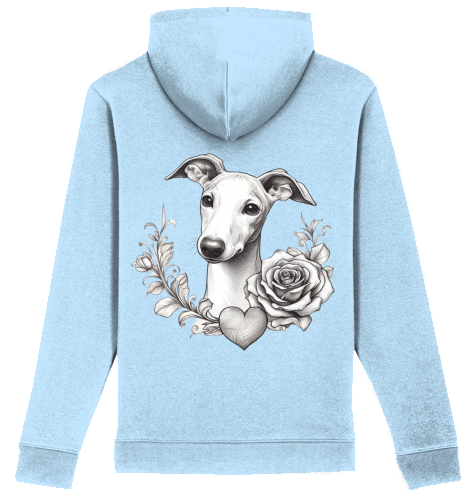 Iconic Unisex Hoodie Whippet Motiv S-M