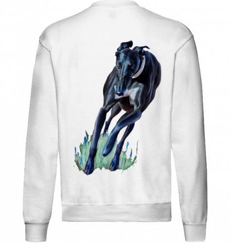 Sweatshirt Fruit of the Loom Greyhound Motiv