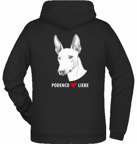 Hoodie J&N Herren -Podenco Motiv