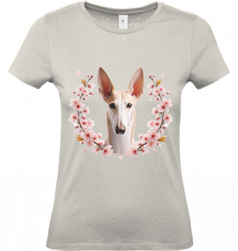 Damen T-Shirt Podenco Motiv  XS-S