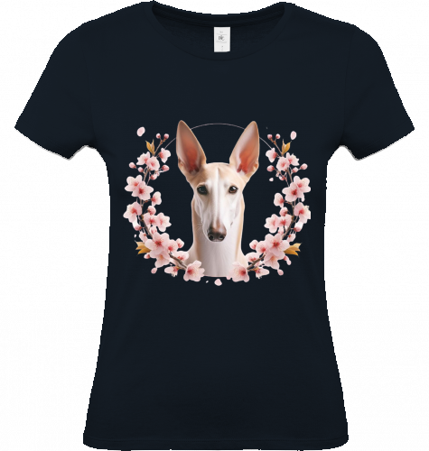 Damen T-Shirt Podenco Motiv  XS-S