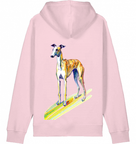 Basic Unisex Hoodie mit Galgo Motiv Grösse XXS-L