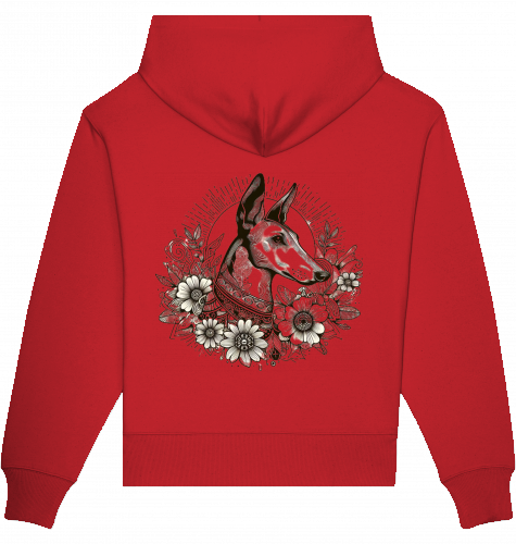 Ultralässiges Unisex-Hoodie-Sweatshirt mit Podenco Motiv