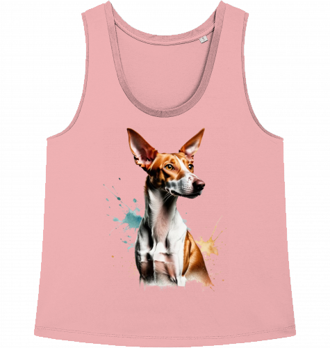 Damen Tank Top mit Podenco Motiv