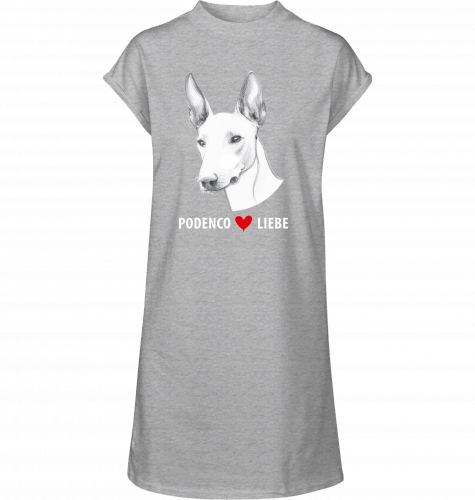 T-Shirt Kleid mit Podenco Motiv