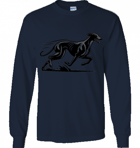 Unisex Langarm T-Shirt Greyhound