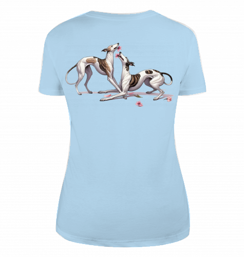 T-Shirt Galgo Motiv Hinten oder Vorne