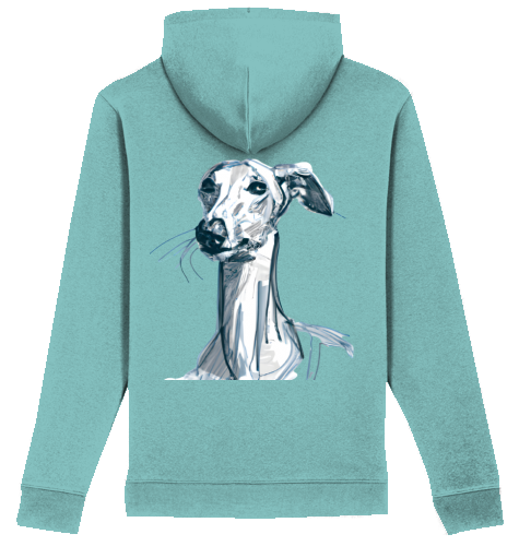 Iconic Unisex Hoodie Galgo Motiv