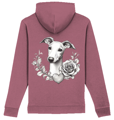 Iconic Unisex Hoodie Whippet Motiv XXS-XS