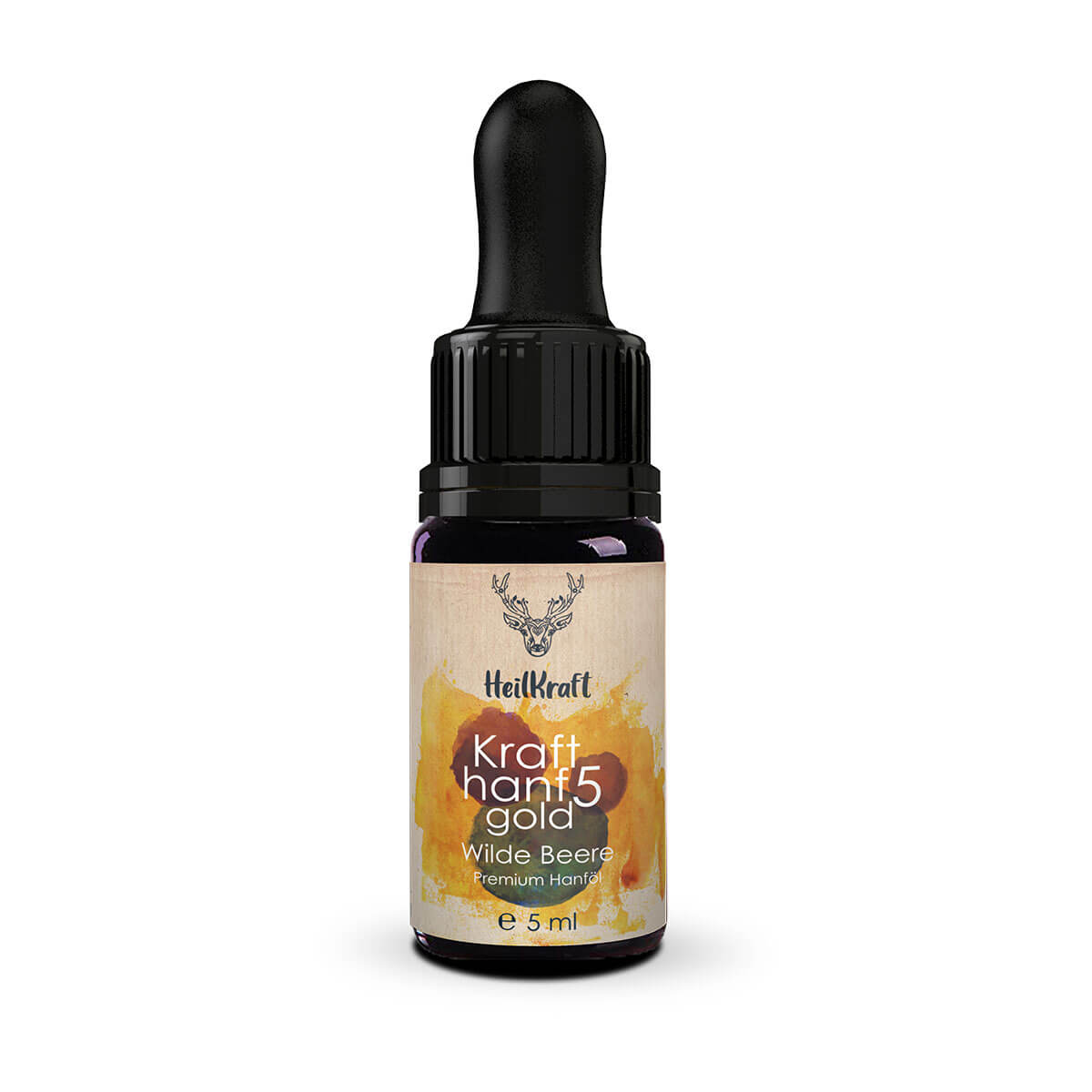 Krafthanf Gold 5 Wilde Beere - Premium CBD Vollspektrum-Extrakt