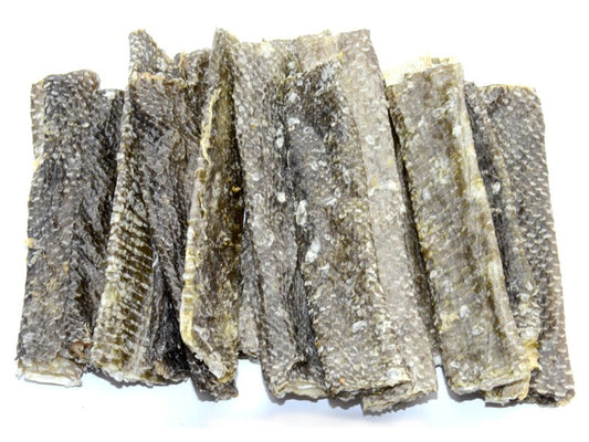 Fischhaut Streifen  Kabeljau