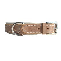 Leder Halsband Hunde Wood Gump 2.0 cm