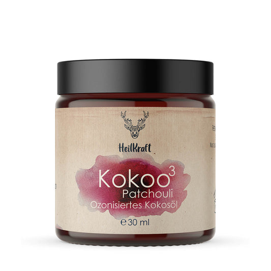 Kokoo³ Patchouli - Ozonisiertes Kokosöl + Patchouli