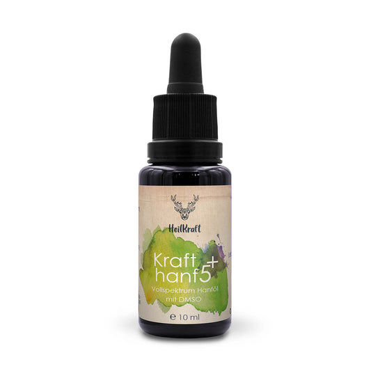 Krafthanf 5+ - CBD Vollspektrum Hanf-Extrakt + DMSO