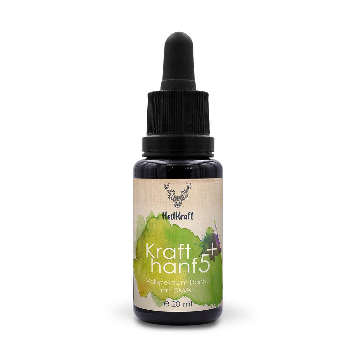 Krafthanf 5+ - CBD Vollspektrum Hanf-Extrakt + DMSO