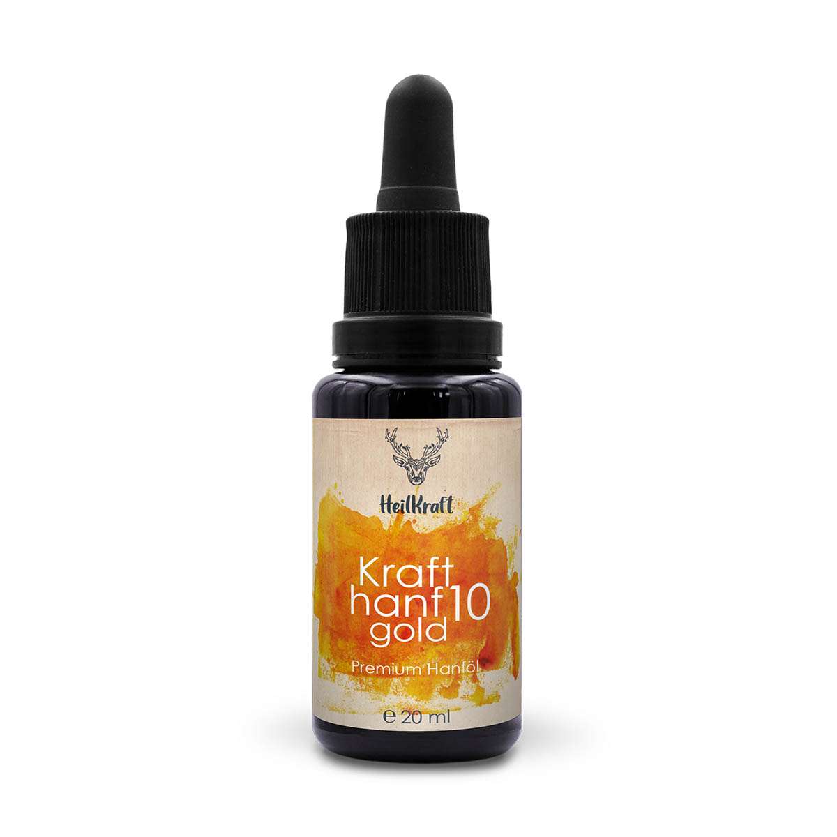 Krafthanf Gold 10 - Premium CBD Vollspektrum Hanf-Extrakt