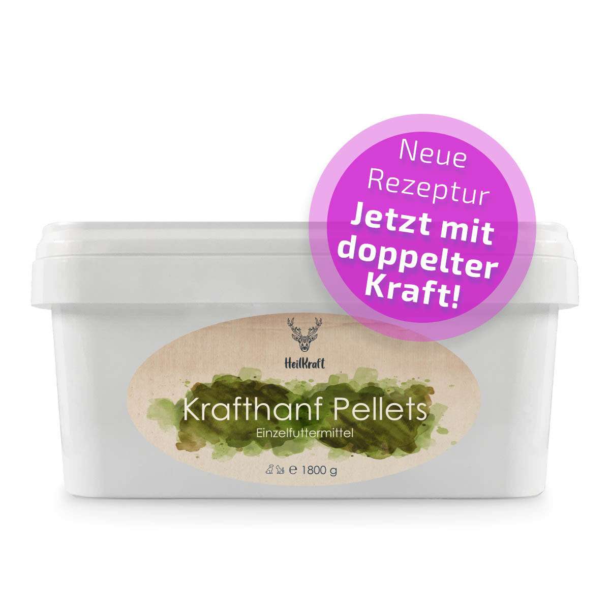 Krafthanf Pellets für Hunde / Nahrungsergänzung