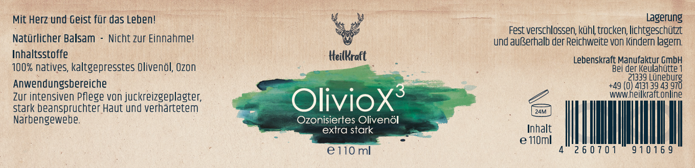 OlivioX³ - Extra stark ozonisiertes Olivenöl