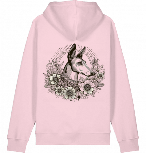 Basic Unisex Hoodie mit Podenco Motiv