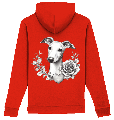 Iconic Unisex Hoodie Whippet Motiv S-M