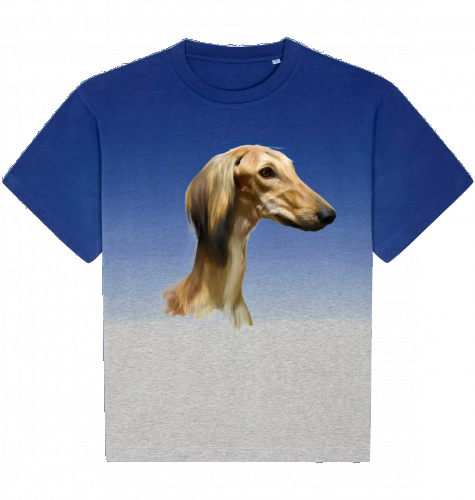 T-Shirt Dip Dye UniSex Saluki