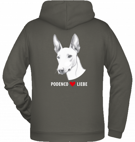 Hoodie J&N Herren -Podenco Motiv