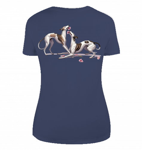 T-Shirt Galgo Motiv Hinten oder Vorne