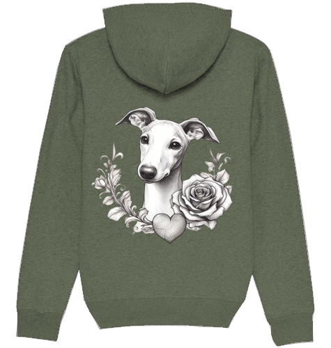 Iconic Unisex Hoodie Whippet Motiv XXS-XS