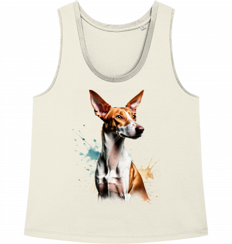 Damen Tank Top mit Podenco Motiv