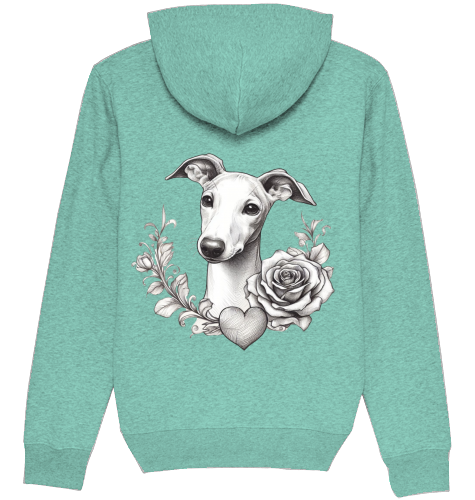 Iconic Unisex Hoodie Whippet Motiv  XXL-5XL