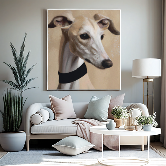 Leinwand Whippet 009