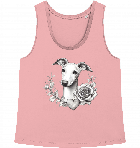 Damen Tank Top mit Whippet Motiv