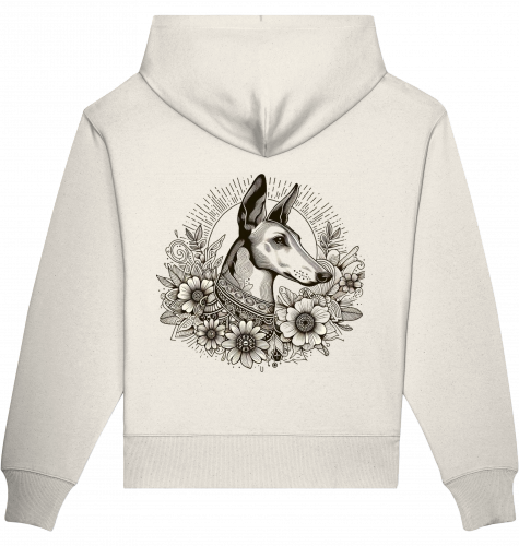 Ultralässiges Unisex-Hoodie-Sweatshirt mit Podenco Motiv