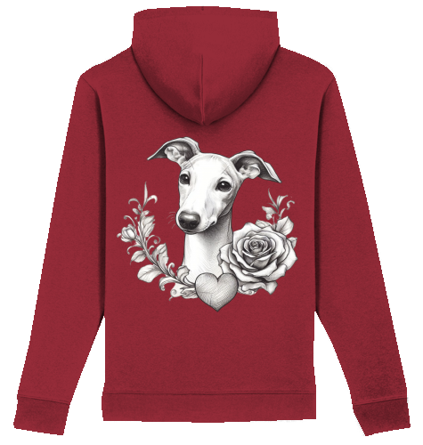 Iconic Unisex Hoodie Whippet Motiv XXS-XS