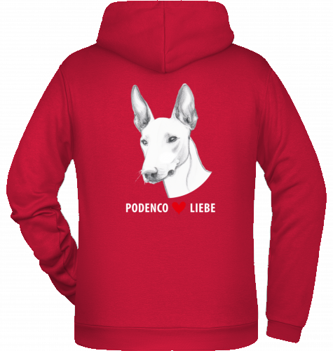 Hoodie J&N Herren -Podenco Motiv