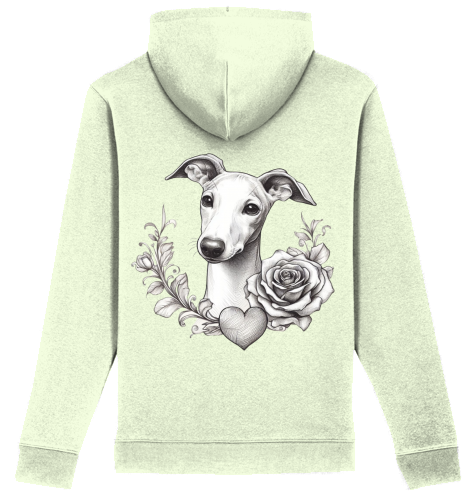 Iconic Unisex Hoodie Whippet Motiv XXS-XS