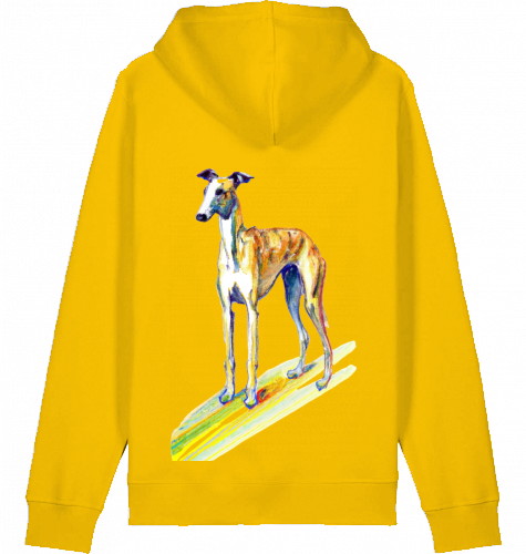 Basic Unisex Hoodie mit Galgo Motiv Grösse XXS-L