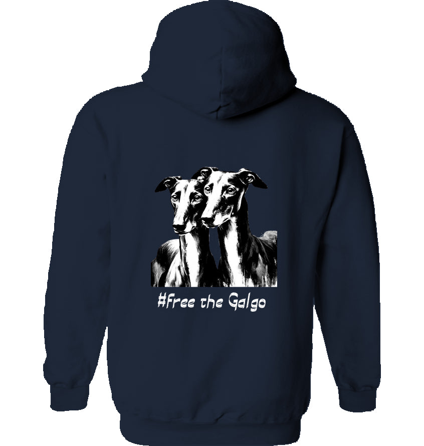 # Free The Galgo Spenden Hoodie Grösse S-L