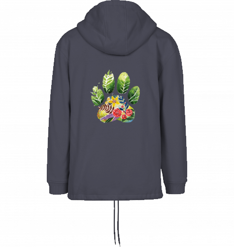 Hoodie mit Brusttasche Damen Motiv : Pfote