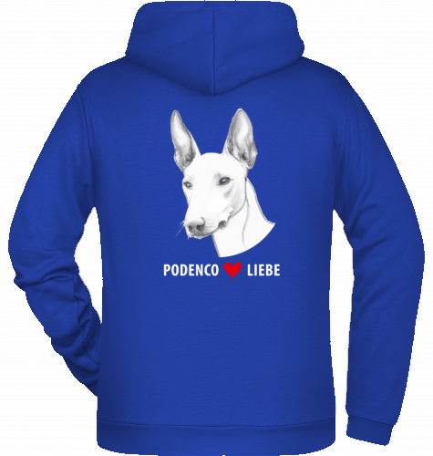 Hoodie J&N Herren -Podenco Motiv