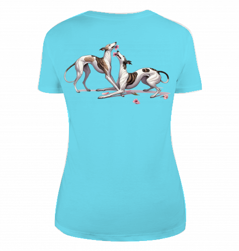 T-Shirt Galgo Motiv Hinten oder Vorne