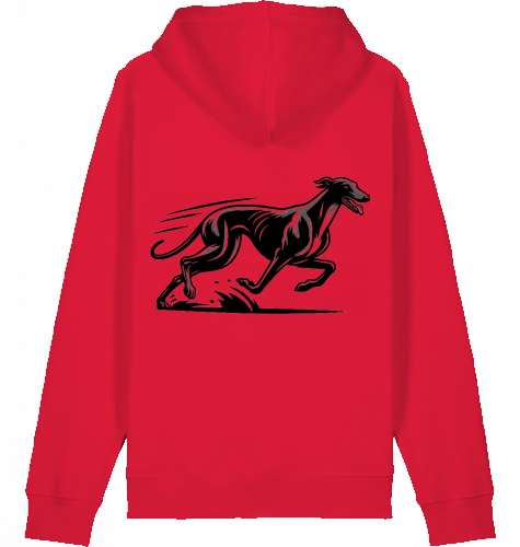 Hoodie mit Greyhound Motiv