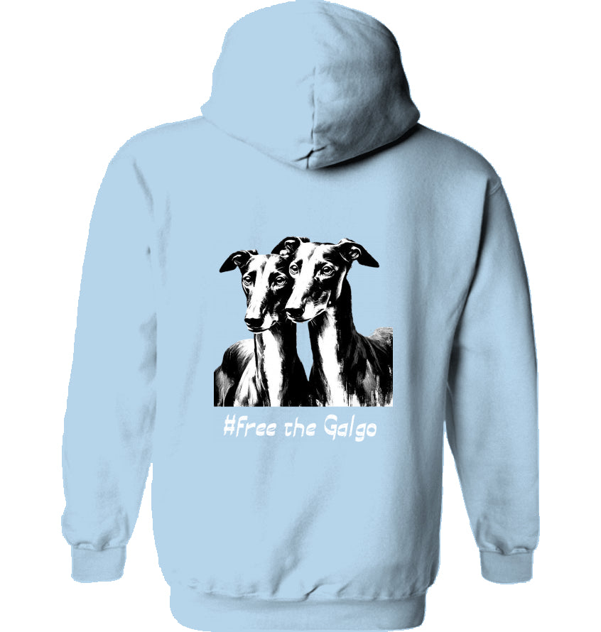 # Free The Galgo Spenden Hoodie Grösse S-L