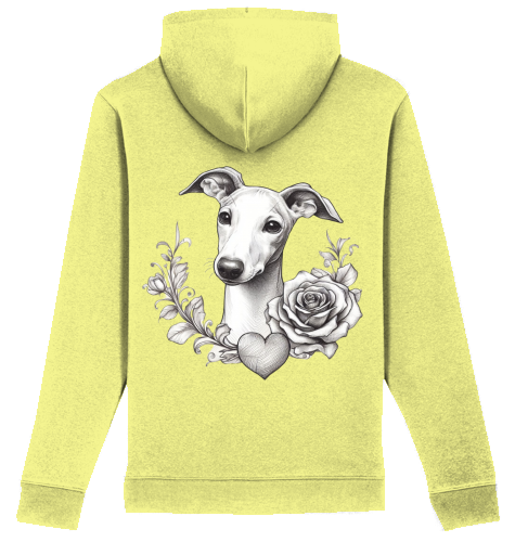 Iconic Unisex Hoodie Whippet Motiv Grösse L-XL