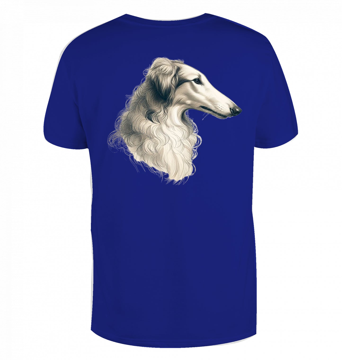 T-Shirt mit Barsoi Kopf Motiv  XS-M