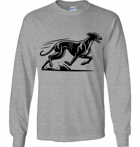 Unisex Langarm T-Shirt Greyhound