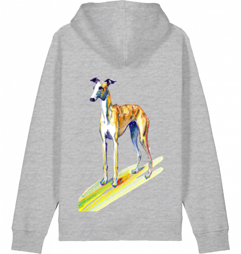 Basic Unisex Hoodie mit Galgo Motiv Grösse XXS-L