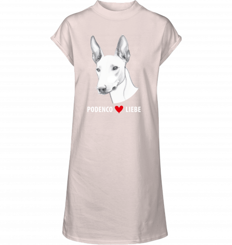 T-Shirt Kleid mit Podenco Motiv