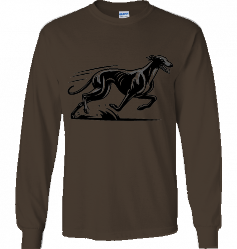 Unisex Langarm T-Shirt Greyhound